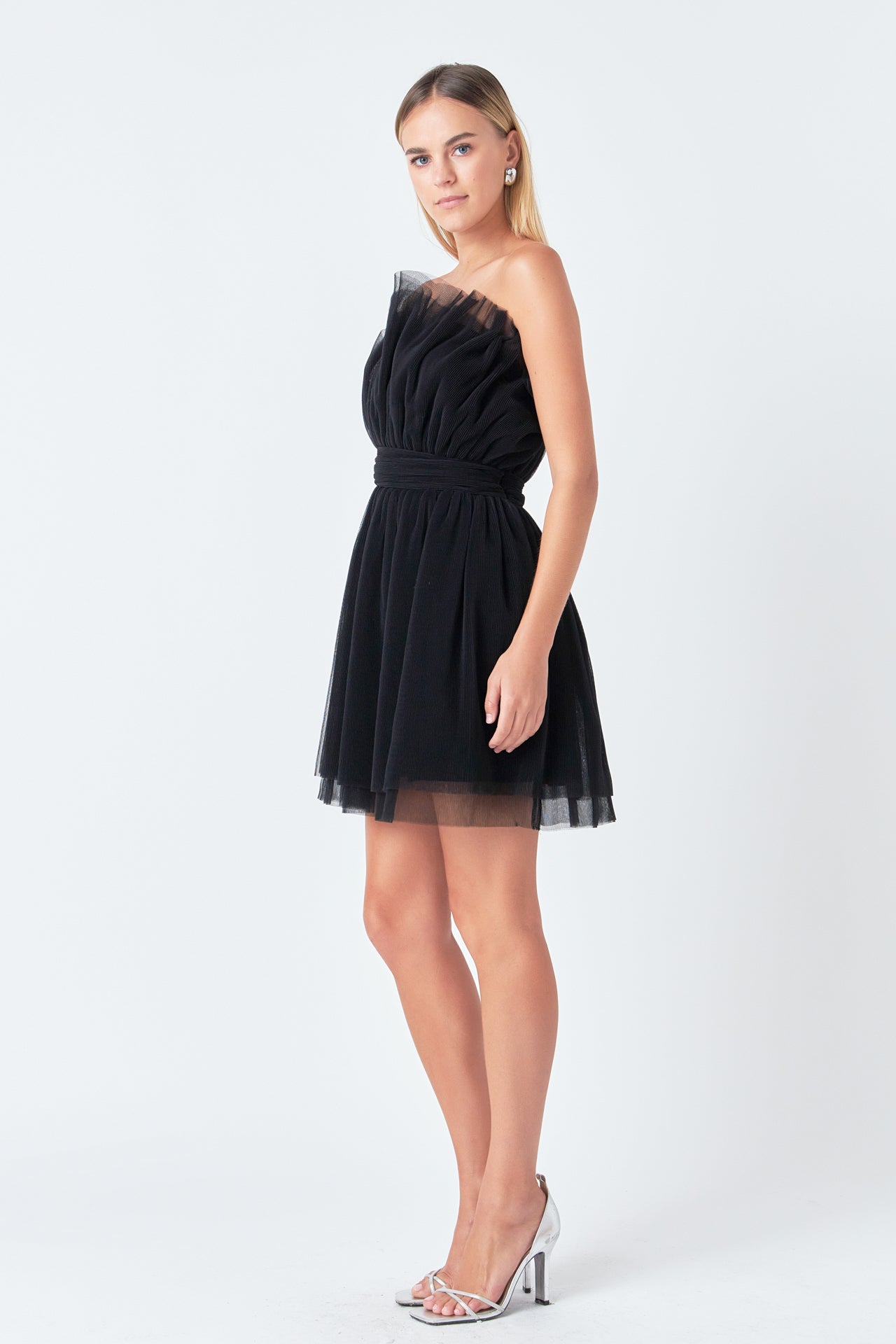 Endless Rose - Strapless Mini Tulle Dress BERRY / S Endless Rose - Strapless Mini Tulle Dress BERRY / S