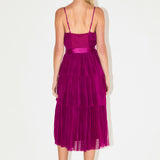 Tulle Tiered Midi Dress