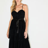 Tulle Tiered Midi Dress