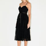 Tulle Tiered Midi Dress