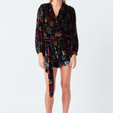 Burnout Velvet Romper