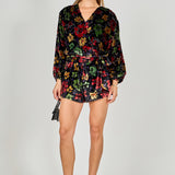 Burnout Velvet Romper