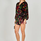 Burnout Velvet Romper