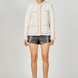 Chain Trimmed Jacket