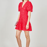 Sequins Lace Mini Dress