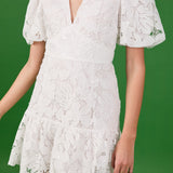 Sequins Lace Mini Dress