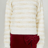 Lurex Striped Sweater