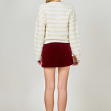 Lurex Striped Sweater