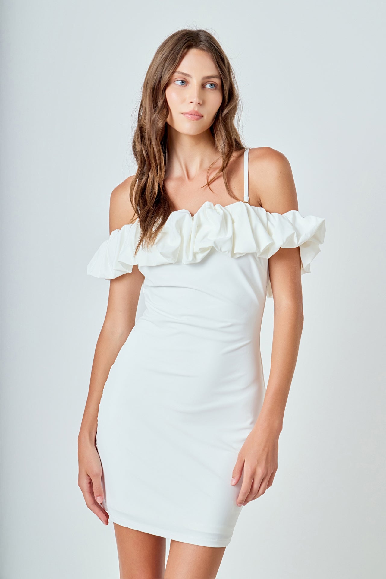 Bubble Off Shoulder Mini Dress Endless Rose Bubble Off Shoulder Mini Dress Endless Rose