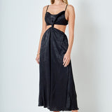 Front Twist Maxi Dress
