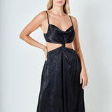 Front Twist Maxi Dress