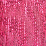 Sequins Long Sleeve Shift Mini Dress