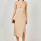 Corset Bust Maxi Dress