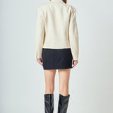 Linen Two Buttoned Blazer