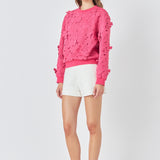 Floral Lace Sweater