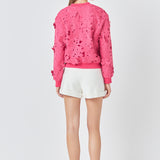 Floral Lace Sweater
