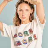 More Amore Embellished Sweatshirt