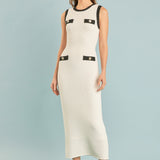 Crochet Knit Maxi Dress