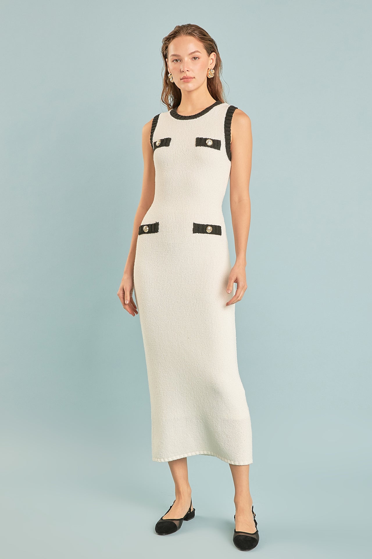 Crochet Knit Maxi Dress – Endless Rose