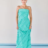 Juliette Strapless Ruffled Maxi Dress