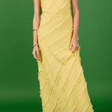 Juliette Strapless Ruffled Maxi Dress