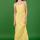 Juliette Strapless Ruffled Maxi Dress