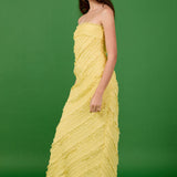 Juliette Strapless Ruffled Maxi Dress