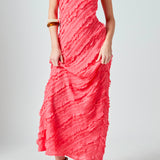 Juliette Strapless Ruffled Maxi Dress