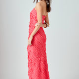 Juliette Strapless Ruffled Maxi Dress