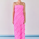 Juliette Strapless Ruffled Maxi Dress
