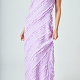 Strapless Ruffled Maxi Dress
