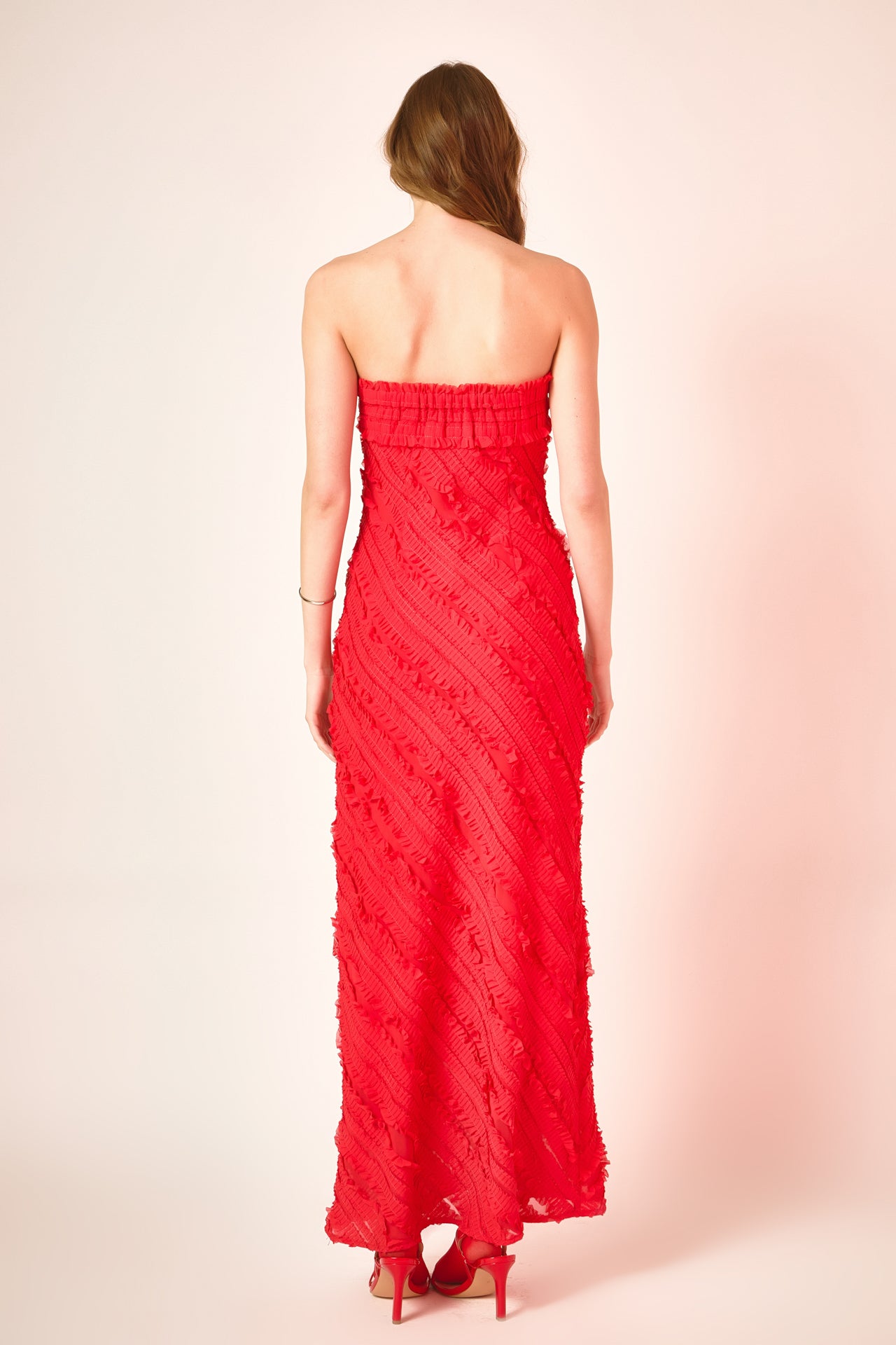 endless rose ruffled maxi dress Endless Rose