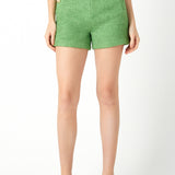 Tweed Buttoned Shorts