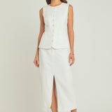 Linen Long Top