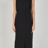 Celeste Linen Bow Tie Maxi Dress