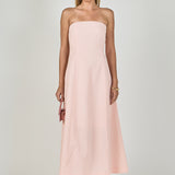 Whitney Linen Strapless Dress