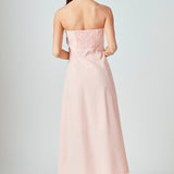 Whitney Linen Strapless Dress