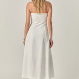 Linen Strapless Dress