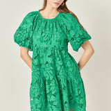 Sequins Tiered Mini Dress