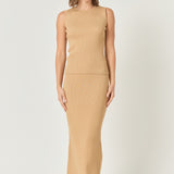 Ribbed Sleeveless Top