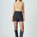 Ribbed Sleeveless Top