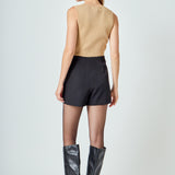 Ribbed Sleeveless Top