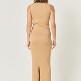 Ribbed Sleeveless Top