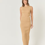 Ribbed Sleeveless Top