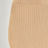 Ribbed Slit Maxi Skirt