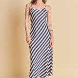 Striped Maxi Slip Dress