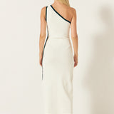 Contrast Binding Maxi Dress