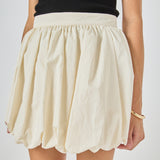 Noa High Waisted Bubble Mini Skirt