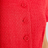 Tweed Short Sleeve Top