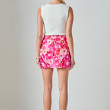 Floral Embroidered Skirt